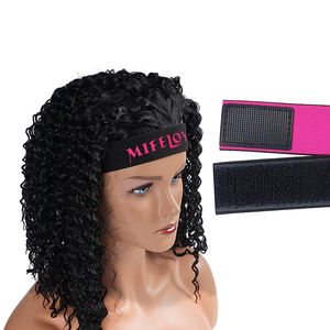 Connecteurs en nylon en gros, bande élastique réglable pour perruque avec logo personnalisé, bords pour la fabrication de perruques, outil d'extension de cheveux - Product Image 1
