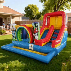 Toboggan gonflable commercial pour locations événementielles, combo rebondisseur robuste pour événements intérieurs/extérieurs pour enfants - Product Image 3