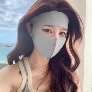 Wholesale Ice Silk Full Face Sunscreen Windproof and Breathable Anti-Ultraviolet Facial Outdoor <b>Ski</b> - Product Image 5