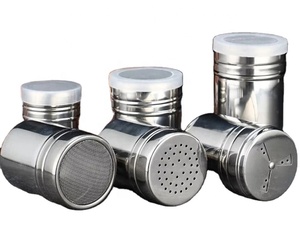 Stainless Steel Rotating Lids Design <b>Spice</b> Dispenser <b>Spice</b> Shaker Bottle Multi Function Cooking Pepper Salt <b>Jar</b> - Product Image 5