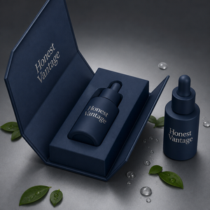 30 ml Hair Body Facial Oil Serum <b>Bottle</b> Flat Shoulder Essence Cylinder <b>Glass</b> <b>Dropper</b> <b>Bottle</b> Packaging Gift Box - Product Image 6
