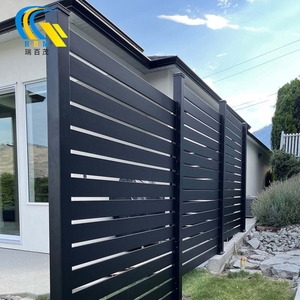 Barandilla de aleación de aluminio <span class=keywords><strong>antigua</strong></span> de arte chino personalizado Villa patio valla balcón barandilla madera esgrima enrejado puertas - Product Image 4