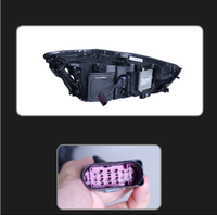 Projecteurs LED pour phares avant avec feux de jour LED, feux antibrouillard et clignotants séquentiels pour Audi A6L C7 2012-2015