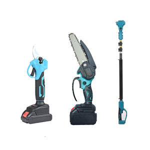 Scie à chaîne <span class=keywords><strong>télescopique</strong></span> <span class=keywords><strong>électrique</strong></span>, mini scie à chaîne à perche, batterie Li-ion 21 volts, scie à chaîne avec perche - Product Image 3