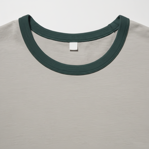 เสื้อยืดแขนสั้นสำหรับผู้ชายเสื้อยืดคอกลมแขนสั้นสำหรับ50% ผ้าคอตตอน/50% โพลีเอสเตอร์ - Product Image 1