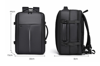 Sac à dos professionnel unisexe grande capacité, étanche, en polyester Oxford, antivol, pour voyage en extérieur, avec port USB, extensible – Meilleures ventes