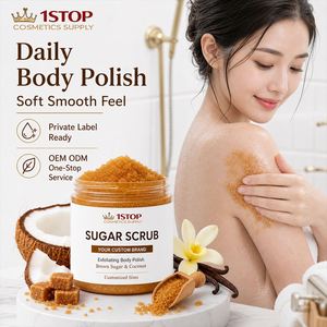 Crème exfoliante corporelle au beurre de karité hydratante en profondeur <span class=keywords><strong>pour</strong></span> la revitalisation des peaux sèches, formule complète - Product Image 4