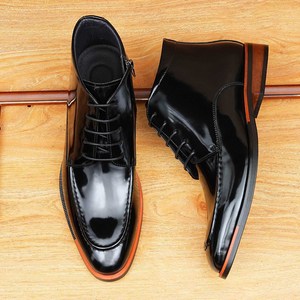 High-end fully equipped <strong>Derby</strong> shoes made of cowhide with English-style lacing and flat <strong>buckles</strong> suitable for <strong>men</strong> - Product Image 5