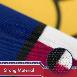 Islas Vírgenes Bandera de EE. UU. 3x5 pies Colores vibrantes Poliéster Interior/Exterior Resistente a los rayos UV Lite Wave Entrega rápida Bandera de país personalizada - Product Image 4