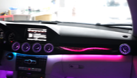 Kit de Luces Ambientales LED de 10 Colores para Mercedes-Benz Clase E W212 2010-2015, Rejilla de Ventilación de Turbina, Panel de Instrumentos Galaxy