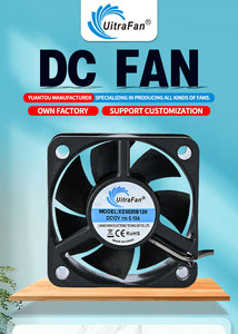 Ventilador Axial de Refrigeración de Plástico de Bajo Ruido, 50x50x20mm, CC 5V 12V 24V, OEM ODM - Product Image 6
