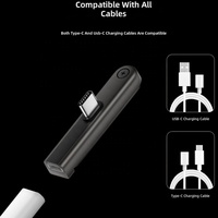 Support de téléphone avec adaptateur Type C 2-en-1 en alliage de zinc, béquille compacte, charge rapide 240W, support de bureau à angle droit pour regarder et visionner