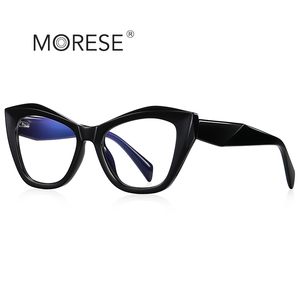 Morese chống ánh sáng màu xanh kính 2197 dày khung TR90 kính quang học người phụ nữ trực tuyến bán buôn Nhà cung cấp - Product Image 4