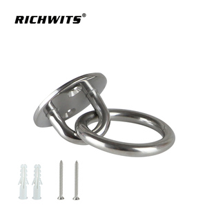 Ojo <span class=keywords><strong>de</strong></span> Anclaje Redondo <span class=keywords><strong>de</strong></span> Acero Inoxidable 304 <span class=keywords><strong>de</strong></span> 5mm, 6mm, 8mm con Anillo para Yate, RV, Toldo, <span class=keywords><strong>Hamaca</strong></span>, Columpio, Herrajes <span class=keywords><strong>de</strong></span> Suspensión - Product Image 1