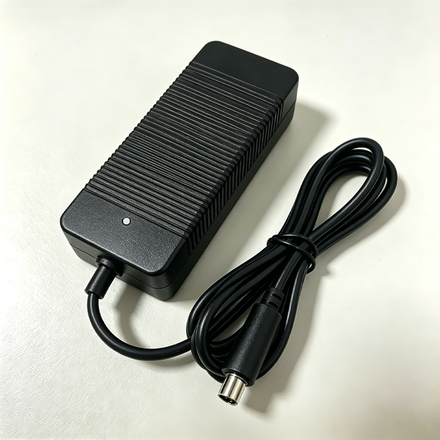 42V 2A Ebike Charger 3Pin XLR Male Plug 100-240V AC Input CE Certified Smart Lithium Battery Charger for 36V Li-ion Battery