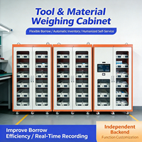 Armoire de pesage intelligente pour matériaux, casier de gestion d'atelier avec reconnaissance faciale et empreintes digitales pour la distribution d'outils et de consommables