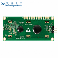 Penjualan Langsung Pabrik LCD 1602A I2C 5V Layar Biru Kuning Tampilan Kode Putih Lampu Latar Hitam dengan Modul Monitor LCD IIC 16x2 LCD1602