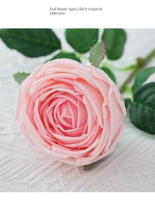 Roses artificielles faites à <span class=keywords><strong>la</strong></span> main, toucher réel, vente en gros, roses longue durée pour <span class=keywords><strong>la</strong></span> décoration de <span class=keywords><strong>la</strong></span> maison, mariage, Saint-Valentin - Product Image 2