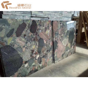 แผ่นหินแกรนิตสีเขียวสไตล์บราซิลที่แปลกใหม่ - Product Image 3