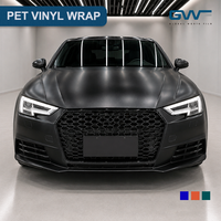 Film adhésif pour voiture en vinyle PET Graphite Rainbow Grey, film de changement de couleur, autocollants PET sans bulles, autocollants pour voiture, intérieur et extérieur