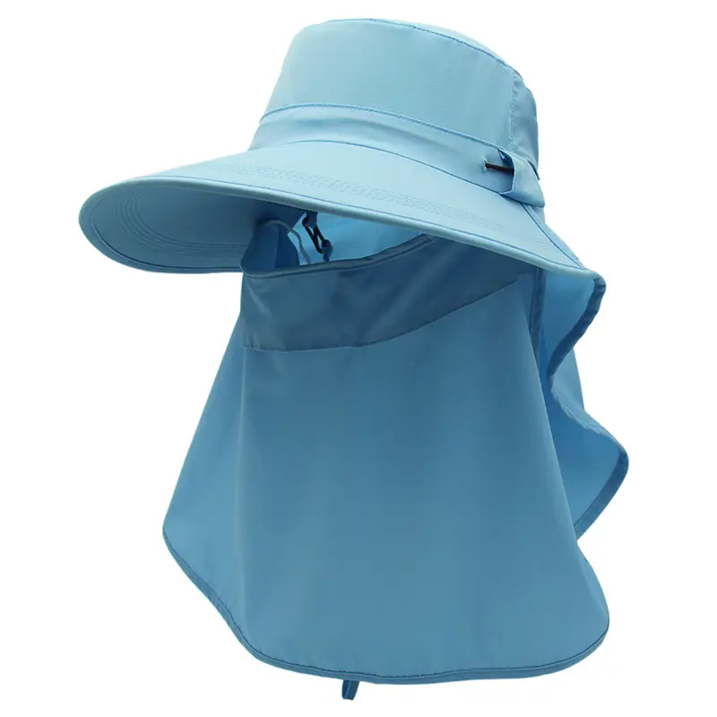 Ayrılabilir çok kullanım UPF 50 + güneş koruma ile çıkarılabilir boyun Flap için sörf, botla, su-spor kova sörf şapka