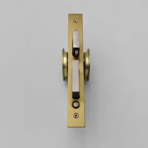 Invisível Recesso Porta Handle Pocket Door Lock para deslizar Madeira Porta Móveis Hardware