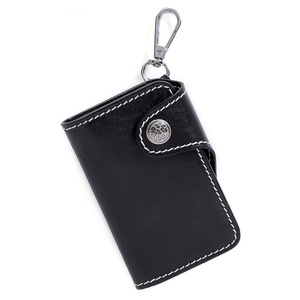 กระเป๋าใส่กุญแจหนังแท้สำหรับผู้ชายดูเจียงพร้อมที่ใส่กุญแจแบบพกพาสีทึบสำหรับใช้ในชีวิตประจำวัน - Product Image 5