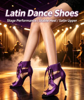 Bottes de danse à talons hauts en satin rouge blush de haute qualité pour femmes, chaussures de danse latine