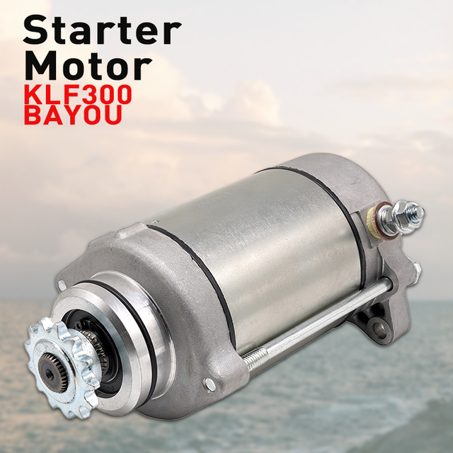New OEM 12V Front Starter Motor for ATV KLF300 BAYOU 18701 21163-1080 21163-1115 1 Year Warranty