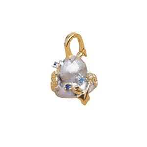 Accesorio de Plata S925 con Perla Esmerilada para DIY, Hebilla Universal de 10.5-12 mm, Colgante, Soporte Vacío 5697, Fornituras de Joyería - Product Image 5