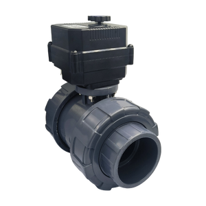 Flomarvel Fh-b 1-1/4'' (DN32) 15nm Vanne à boisseau sphérique motorisée en acier inoxydable à passage pleine, 2 fils, retour automatique, NPT/BSP, 12V 24V 110-230V, faible pression - Product Image 2