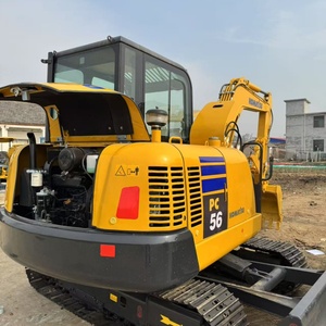 Excavatrice Komatsu PC56/PC55 d'occasion, 5,6 tonnes, avec moteur, boîte de vitesses, pompe et PLC - Certifiée EPA/CE, équipement de construction - Product Image 2