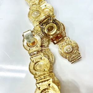C <span class=keywords><strong>Ceinture</strong></span> <span class=keywords><strong>Marocaine</strong></span> Chaîne de Taille Femmes Caftan <span class=keywords><strong>Ceinture</strong></span> Or <span class=keywords><strong>Argent</strong></span> Couleur Strass Cristal Bijoux De Mariage Punk Nouveau - Product Image 5
