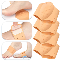 Semelles absorbant les chocs en gel de silicone, coussinets de talon, soutien de la voûte plantaire, soulagement de la fasciite plantaire, coussinets de pied anti-humidité