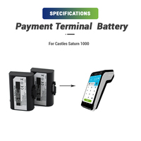 Batterie Li-ion révolutionnaire 3.7V 6400mAh Saturn1000 pour système de machine SATURN1000 POS Châteaux rechargeables au lithium-ion