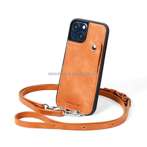 Spot Goods Funda <span class=keywords><strong>de</strong></span> teléfono con correa Crossbody Funda <span class=keywords><strong>de</strong></span> cuero para teléfono personalizada - Product Image 4