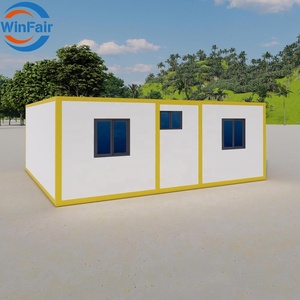 Casa Modular Prefabricada WinFair de 20 Pies, Casas Pequeñas Prefabricadas, Contenedor Económico con Dormitorio y Baño para Bungalow <span class=keywords><strong>en</strong></span> <span class=keywords><strong>la</strong></span> <span class=keywords><strong>Playa</strong></span> - Product Image 4
