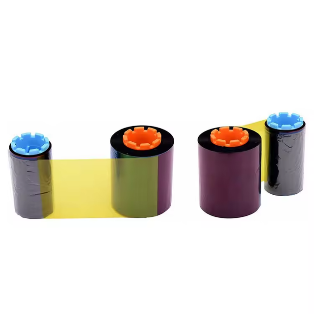 Hiti YMCKO Color Ribbon 400 Images Printer Ribbon Compatible for HiTi CS200E /CS220E/CS270E Label ID Card Printers Black Ribbon