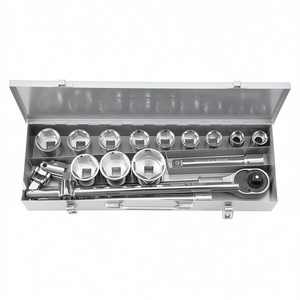 FG 629A/S17 <b>Socket</b> Set 17-Piece Metric Automotive Repair Tool Kit - Product Image 2