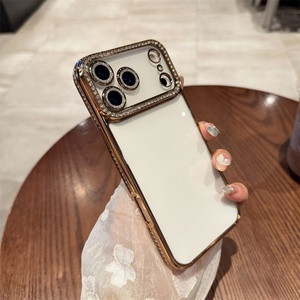 เคสโทรศัพท์กันกระแทกแบบใส ประดับกลิตเตอร์ บลิงค์ เพชร หรูหรา พร้อมฟิล์มเลนส์เคลือบเงา สำหรับ iPhone 17 16 ซีรีส์ - Product Image 6