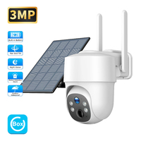 Caméra de sécurité solaire IP Avstart 4G SIM PTZ 3MP Full Color Double objectif Audio bidirectionnel Caméra de sécurité domestique en réseau