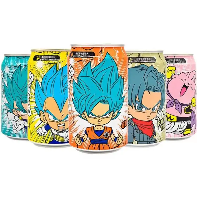 Boissons gazeuses du japon dragon ball eau étincelante toutes saveurs eau potable boisson boissons exotiques boissons