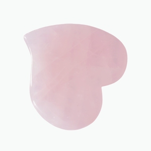 Custom Logo High Quality <b>Rose</b> <b>Quartz</b> <b>Heart</b> Shape Face Guasha - Product Image 6