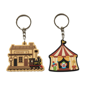 Porte-clés pendentif sur mesure en PVC souple 3D, résistant aux déchirures, écologique, taille personnalisée, pour usine d'assemblage de volumes - Product Image 6