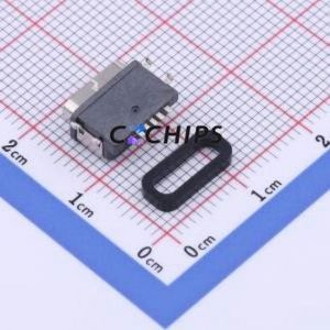 TYPE-C 6PFS 4JCB0.55-H8.2 IPX7 USB Connector SMD Connector Type-C USB 3.1 Female Sink Board - Product Image 2