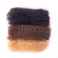 Cheveux humains afro crépus en vrac, 100 % naturels, pour tresses, dreadlocks et extensions de cheveux torsadés – Meilleures ventes