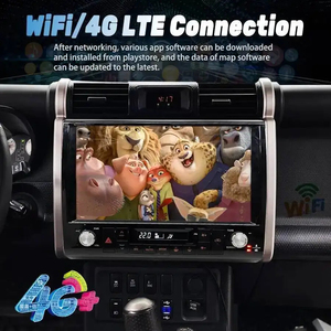 วิทยุติดรถยนต์ Android Carplay สำหรับ Toyota FJ Cruiser ปี 2007-2022 หน้าจอสัมผัส เครื่องเล่นมัลติมีเดีย วิดีโอ GPS นำทาง สเตอริโอ - Product Image 3