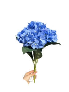 शादी के स्नातक की सजावट के लिए उच्च गुणवत्ता वाले 96 पेटल कृत्रिम रेशम हाइड्रेंजिया फूल गुलदस्ता - Product Image 4