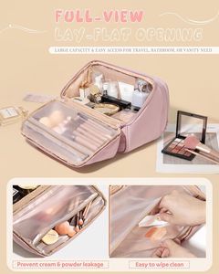 Bolsa <span class=keywords><strong>de</strong></span> Maquillaje Acolchada Ligera y Grande Personalizada, Organizador <span class=keywords><strong>de</strong></span> Maquillaje, Bolsa <span class=keywords><strong>de</strong></span> Cosméticos Tipo Nube, Bolsa <span class=keywords><strong>de</strong></span> Aseo <span class=keywords><strong>de</strong></span> <span class=keywords><strong>Viaje</strong></span> <span class=keywords><strong>para</strong></span> Mujer - Product Image 5