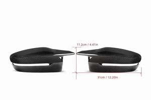 Cubiertas de Espejos Laterales Estilo M de Fibra de Carbono Seca YX para G80 G82 G83 M3 M4 G87 M2 G20 G22 - Negro Carbón, 1 Año de Garantía, Reemplazo - Product Image 2